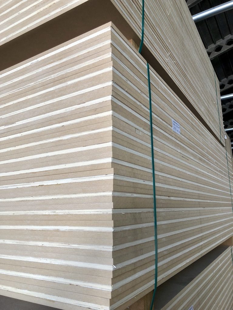 HDF and plywood sandwich panel