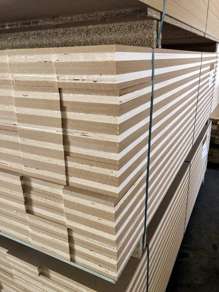 HDF and plywood sandwich panel