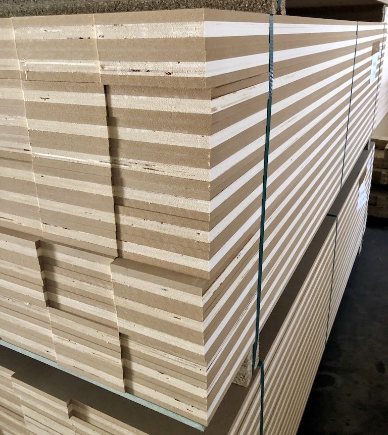 HDF and plywood sandwich panel