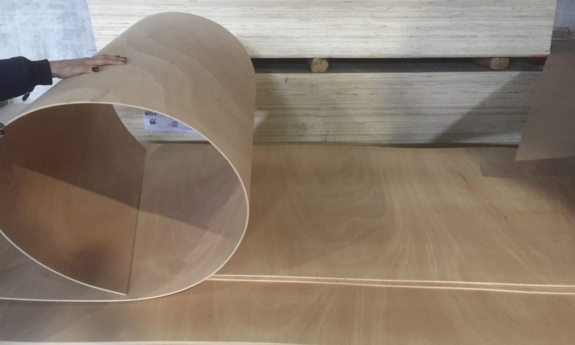 Multiflex bending plywood